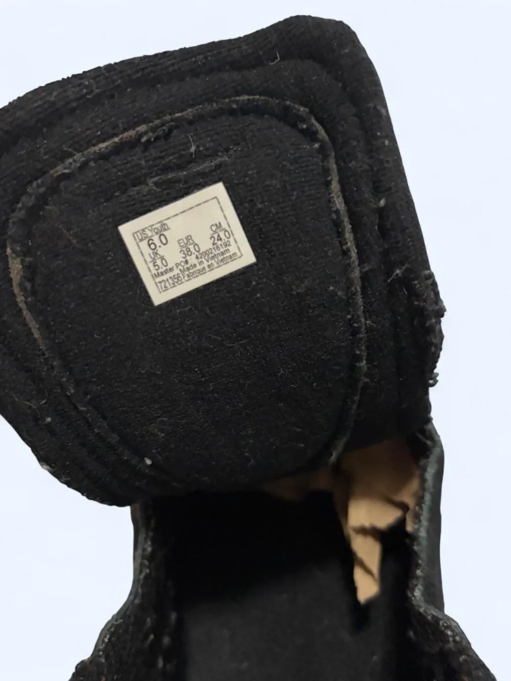 Vans Black High-Top Skate Sneakers with Gum Sole
